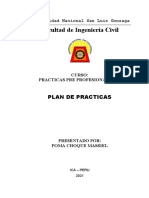 Plantilla para Plan de Practicas Iii