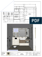 Bathroom layout design with concealed tank