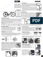 Guia rápido para montagem da bicicleta elétrica E-Vibe