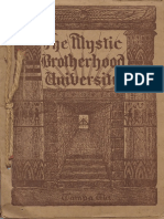 The Mystic Brotherhood University (Pronunciamento, Circa 1920s)