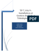 TP 7, 8 & 9 - Installation Et Gestion de GLPI Et Télédéploiement SISR 1 HUBERT JULIEN LABBE RICHARD DAY MICKAEL DOGNY CHRISTOPHE