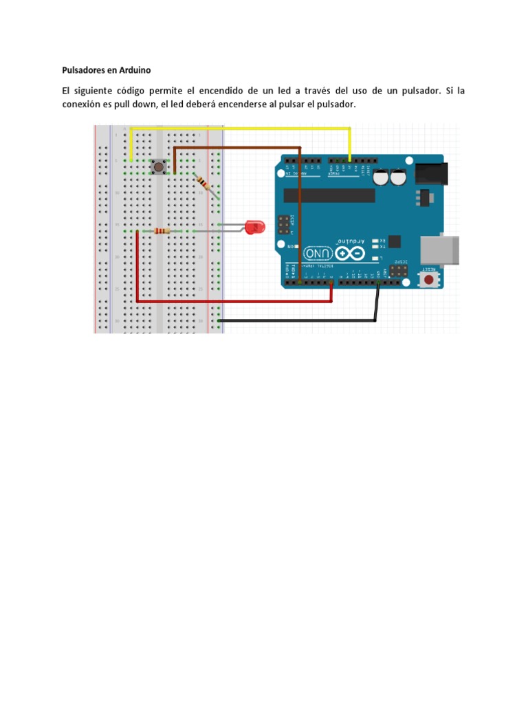 Codigo Pulsador en Arduino | PDF