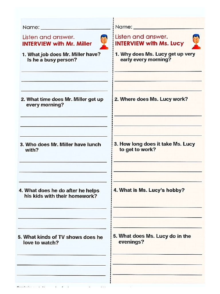 Present Simple Daily Routine | PDF