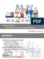 AULA T4 - Fármacos Que Actuam No Aparelho Digestivo