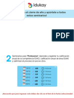 Seminarios Diciembre - Administradores y Profesores