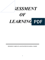 ASSESSMENT OF LEARNING New MODULES
