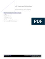 Direction of Arrival (DOA) Estimation Using Array Signal Processing