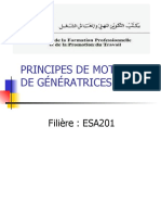 PRINCIPES DE MOTEURS CC - ESA201