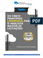 Os Cinco Segredos Do Analista Master de Licitacao