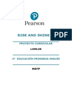 Rise and Shine 3 Proyecto Curricular Primer Ciclo LOMLOE MEFP