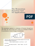 4 - Momentum Equation