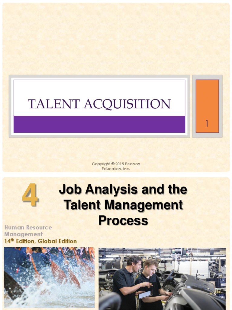 1 - Chapter4-Job Analysis and The Talent Management Process | PDF ...