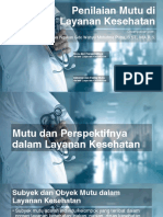 Penilaian Mutu Di Layanan Kesehatan