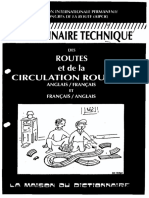 Dictionnaire Technique Des Routes(Français a Anglais)