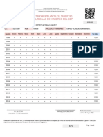 Calificacion Años de Servicio 2022