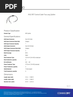 ATCB-B01-Y-C30 (COMMSCOPE) Product Specifications - AISG RET Control Cable Two-Way Splitter