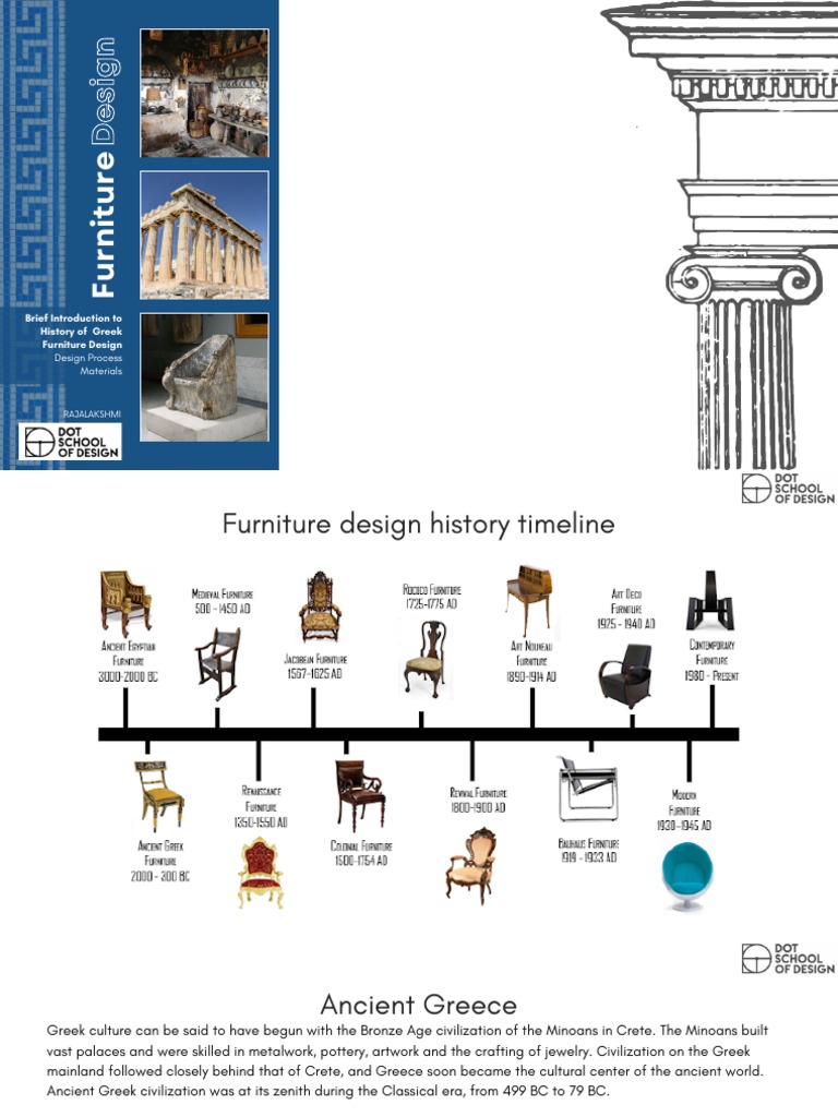 Ancient Greek Furniture Class 2 PDF Furniture Chair