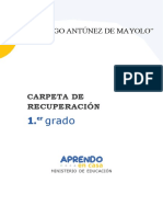 Carpeta de Recuperacion 1ero Secundaria K