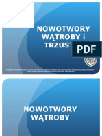 NOWOTWORY WĄTROBY I TRZUSTKI