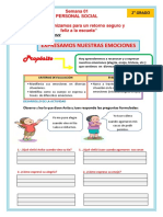 23 de Marzo Expresamos Nuestras Emociones Niños