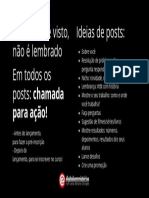 Ideias de Posts: Quem Não É Visto, Não É Lembrado em Todos Os Posts: Chamada