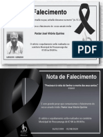 7) Notas de Falecimento