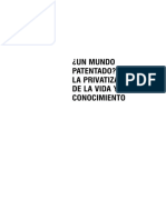 La Privatizacion de La Vida y El Conocimiento