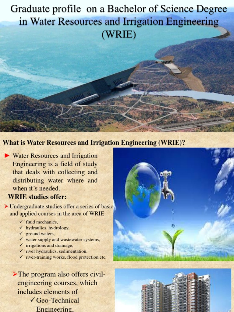 Bachelor of Science in Water Resources Engineering | PDF | Water ...
