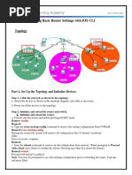 Lab 5 - Configuring Basic Router Settings