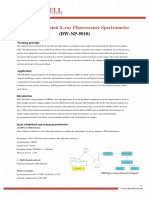 Energy Dispersion X-ray Fluorescence Spectrometer DW-NP-5010 Technical Overview