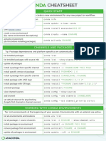 Conda Cheatsheet