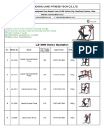 Shandong Land Fitness Tech Co., Ltd Equipment Price List