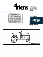 Ariens YT series Service Manual, 935 series tractors