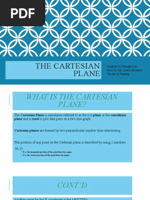 The Cartesian plane