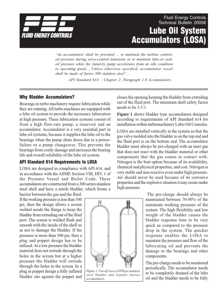 Understanding Bladder Accumulators | PDF | Bearing (Mechanical) | Pump