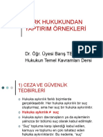 2 - Türk Hukukundan Yaptirim Örnekleri̇