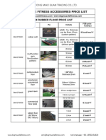 BM RUBBER FLOOR PRICE LIST