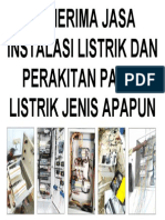 Menerima Jasa Instalasi Listrik Dan Perakitan Panel Listrik Jenis Apapun