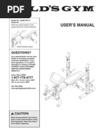 Gold's Gym Bench GGBE1657.0
