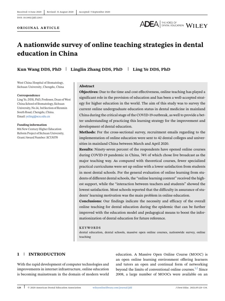 Wang et al 2020 nation wide du in china pdf educational