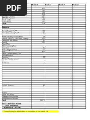 Expense Report