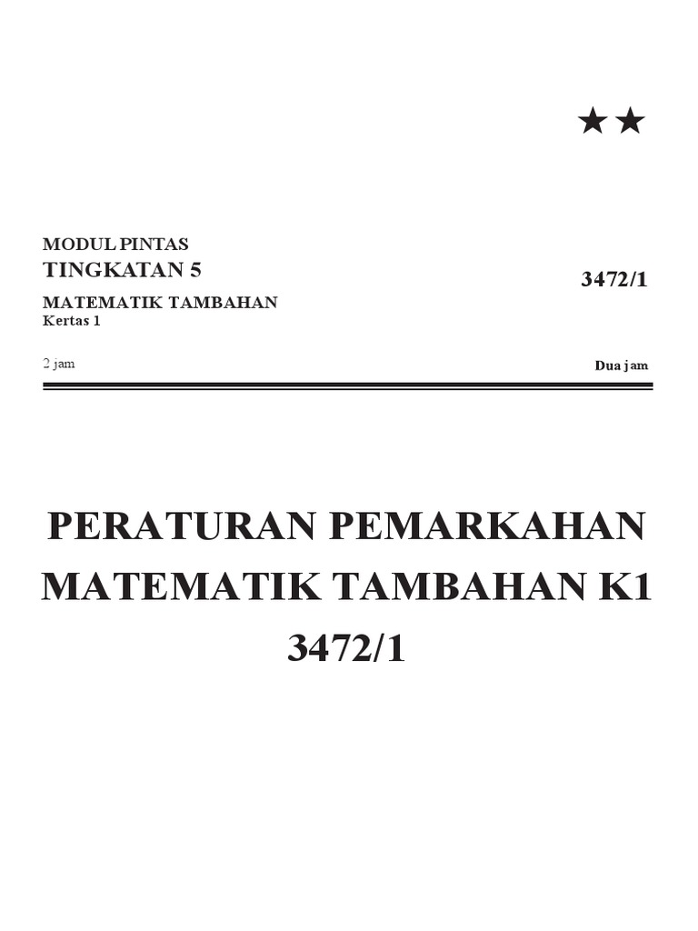 2022 selangor add maths k1 set 2 jawapan pdf