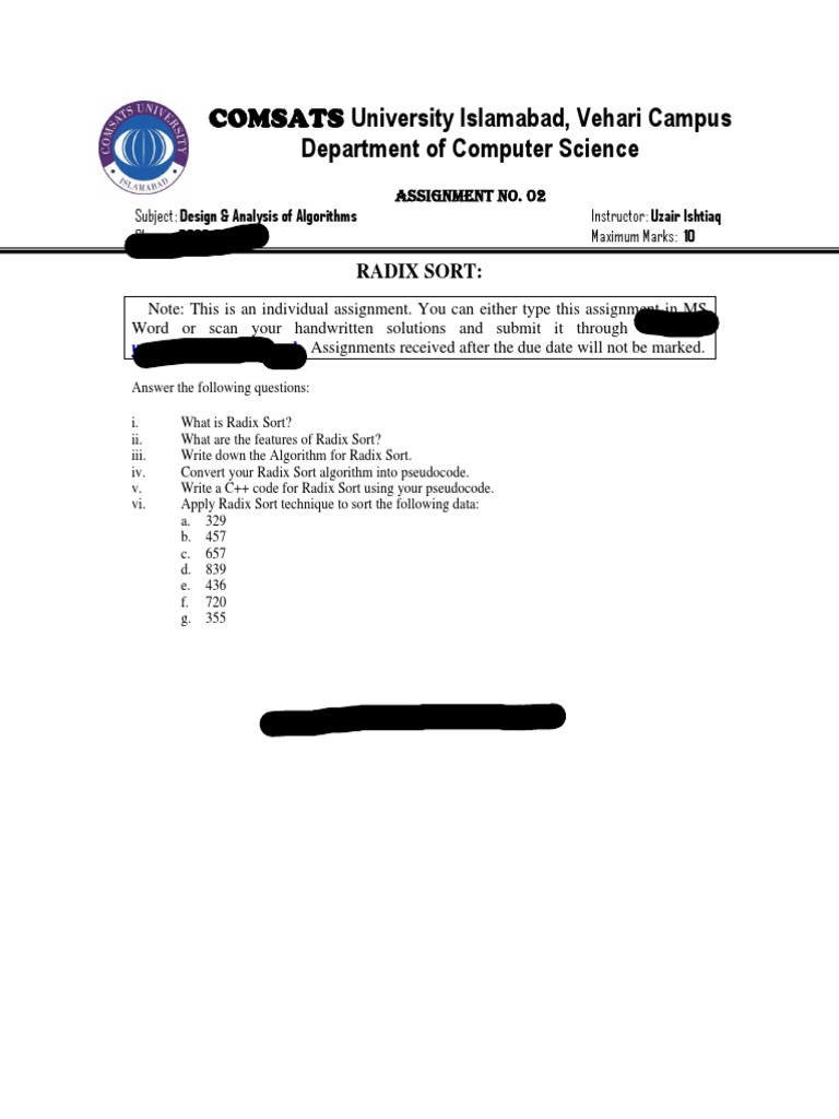 Assignment 02 DAA PDF