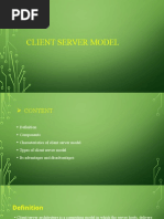 Client Server Model