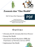 Zoonosis Dan "One Health": DRH Tri Satya Putri Naipospos Mphil PHD