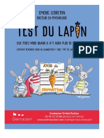 Le Test Du Lapin Version Illustree - Cadeau Orientaction
