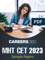 MHT - CET 2023 Sample Papers