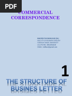 Unit 1 - Business Correspondence