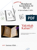 Bab Iii Al Qur'an Hadist Keontetikan Al Qur'an