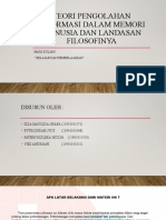 Teori Pengolahan Informasi Dalam Memori Manusia Dan Landasan (L